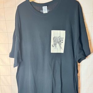 Block printed Jaguar shirt